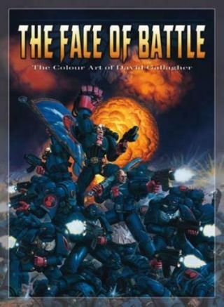 Gw Black Library 40 Face Of Battle,  The - The Color Art Of David Gallaghe Sc Nm