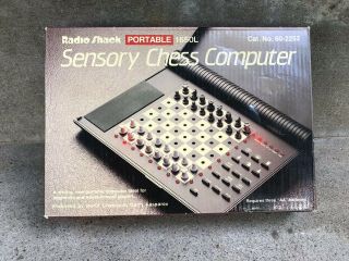 Radio Shack Portable Sensory Chess Computer 1650L Travel Electronic Fun Game 2