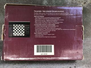 Radio Shack Portable Sensory Chess Computer 1650L Travel Electronic Fun Game 3
