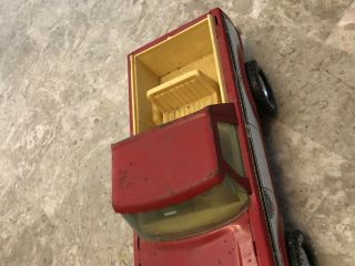 Vintage pressed Steel Nylint Red Ford Bronco Ranger XLT Truck Made in USA 5