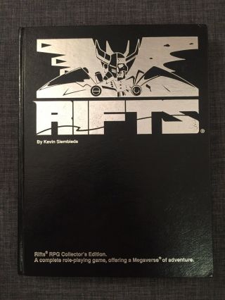 Rifts Rpg Core Rulebook Silver Collector 