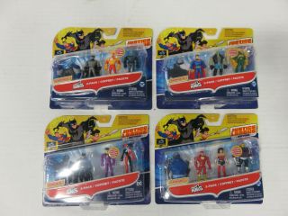 Justice League Action Complete Set Of 4 Figure 3 - Packs Mattel (2016),  Darkseid