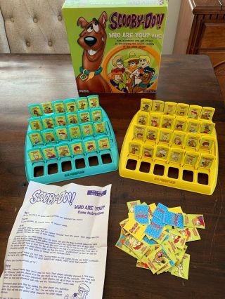 Scooby Doo Who Are You? Game Guess Who Pressman Board Game Cartoon Network