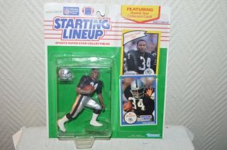 1990 Bo Jackson L.  A Raiders Starting Lineup Figurine/figure Kenner Nfl