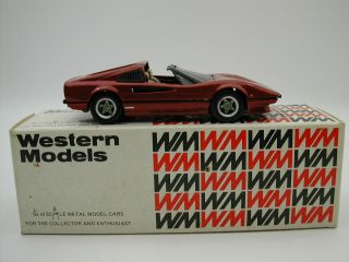 Western Models 1/43 1982 Ferrari 308 Gts Targa - Boxed