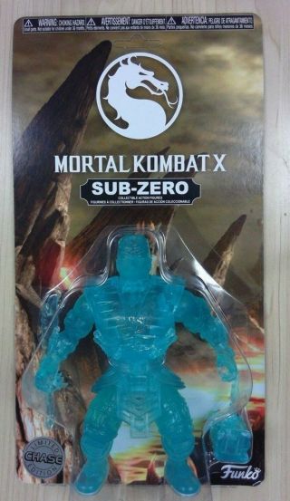 Funko - Mortal Kombat X Sub - Zero 6 " Chase Limited Edition Action Figure Rare