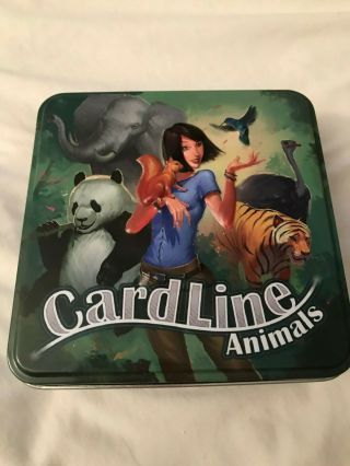 Card Game Cardline Animals Fun Toy Gifts For Kids Easy To Learn Educational