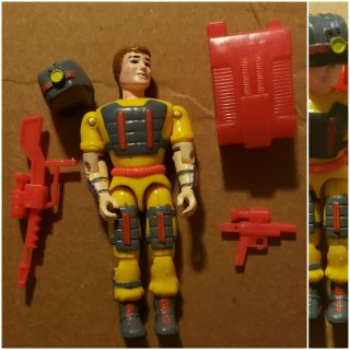 The Corps Night Laser 3 3/4 Inch Action Figure 1990 Lanard Toys Rare Complete