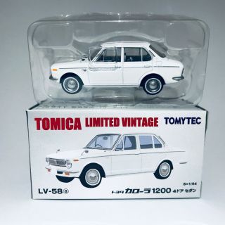 [tomica Limited Vintage Lv - 58a S=1/64] Toyota Carola 1200 4 - Door Sedan