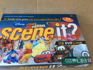 2007 Disney 2nd Edition Scene It? Dvd Board Game Mattel.
