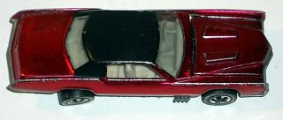 1968 Hot Wheels Mattel Redline Custom El Dorado Candy Apple Red Us Metal Car