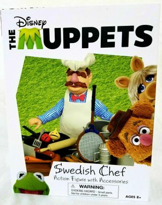 The Muppets Select Swedish Chef Deluxe Diamond Toys Action Figure