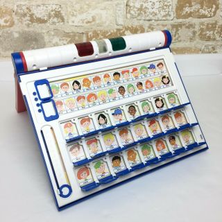 Classic Electronic Guess Who? Extra Game In Portable Case Mb Games