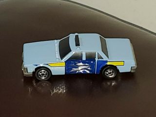 RARE 1983 HOT WHEELS CRACK UPS CRUNCH CHIEF BLUE STATE POLICE CAR NEAR NM 5