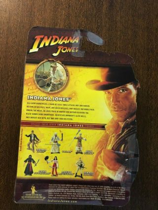 Raiders Of The Lost Ark Indiana Jones Whip Cracking Action 2008 Hasbro 3.  75 2