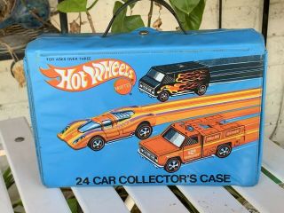 Vintage Hot Wheels Carrying Case 1975 : Light Wear