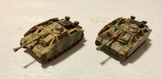 Painted 15mm Ww2 German Tanks