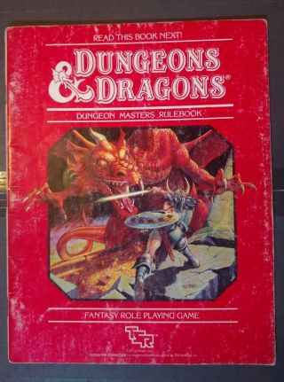 Vintage 1983 Tsr Dungeons & Dragons Set 1: Dungeon Masters Rulebook Only