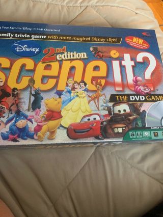 Disney Scene It? 2nd Edition Dvd Game 2007 100 Complete