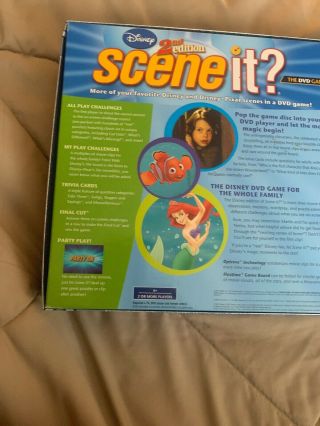 Disney Scene It? 2nd Edition DVD Game 2007 100 Complete 5