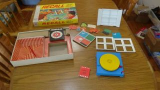 Recall Milton Bradley Vintage Board Game Complete And