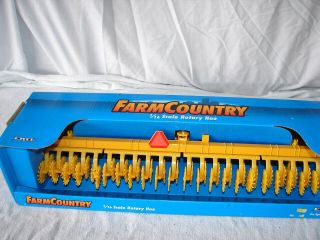 ERTL FARM COUNTRY TOY TRACTOR ATTACHMENT 1:16 SCALE ROTARY HOE 1997 4