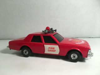 Corgi Toys 1:36 Chevrolet Caprice Fire Chief Corgitronics