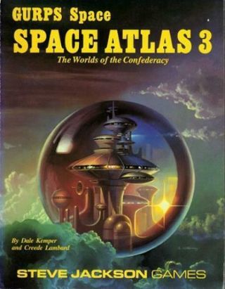 Sjg Gurps Space Space Atlas 3 - The Worlds Of The Confederacy Sc Vg