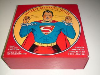 1999 Superman Masterpiece Edition 8 " Figure & Book & 1st Comic Reprint