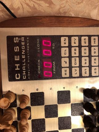 Vintage Chess Challenger 10 - 1978 Model electronic board game 4