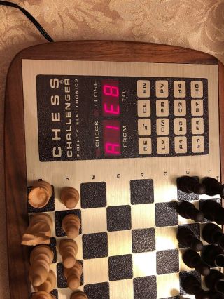 Vintage Chess Challenger 10 - 1978 Model electronic board game 5