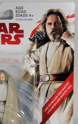 L001468 Star Wars The Last Jedi Action Figure / Luke (Jedi Master) MOC CANADA 2