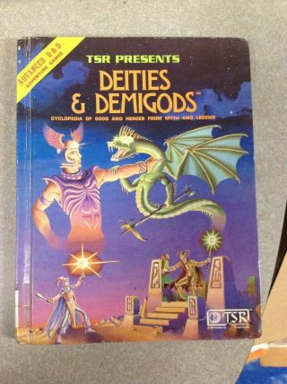 Dungeons & Dragons Deities & Demigods Tsr Cyclopedia 80 