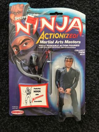 Vintage 1984 Remco Secret Of The Ninja Actionized Martial Arts Master Swordplay