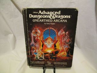 Ad&d Unearthed Arcana Advanced Dungeons & Dragons 1985 Tsr 2017