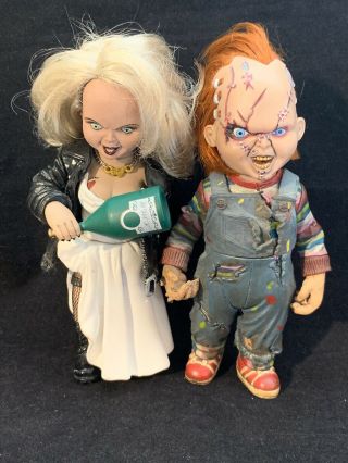Chucky And Tiffany Mcfarlane Movie Maniacs Bride Of Chucky 6 Inch Figures Loose