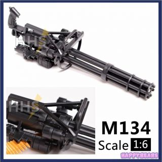 Pubg 1/6 Scale M134 Minigun Gatling Machine Gun Us Army Terminator Fit For 12 "