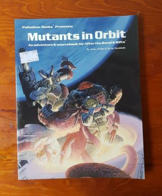 1993 Mutants In Orbit After The Bomb Series Rifts Rpg Sourcebook Palladium Books
