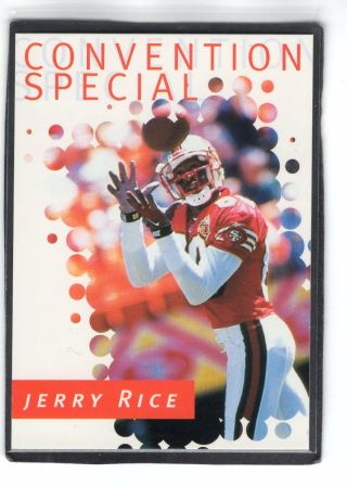 1998 Jerry Rice - Starting Lineup Card " Convention Special " San Francisco 49ers