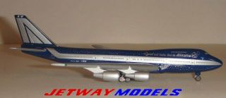 Used: 1:500 Herpa Alitalia Boeing B 747 - 200 I - Demf Model Airplane 502672