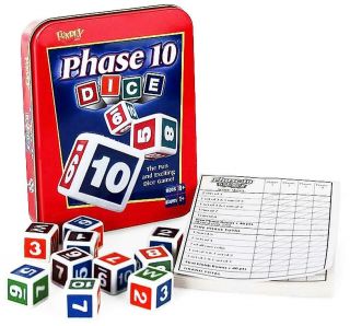 Fundex Boardgame Phase 10 Dice (metal Tin Edition) Box Nm