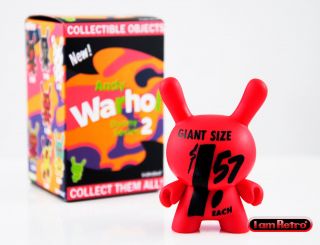 Giant Size $1.  57 - Andy Warhol Dunny Series 2 - Kidrobot Vinyl Figure