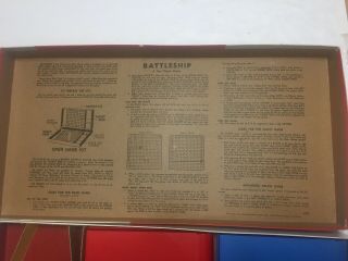 Vintage 1967 Edition 4730 Battleship Complete Board Game Milton Bradley USA Made 6