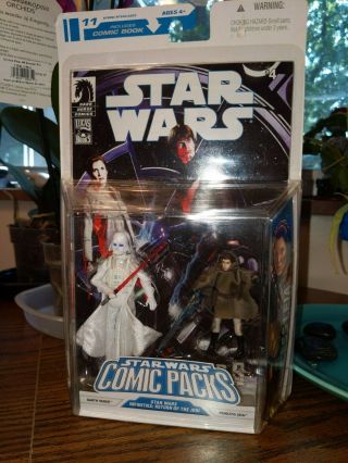 Star Wars Comic Packs: 11 White Darth Vader & Leia (infinities 1) Moc 2008