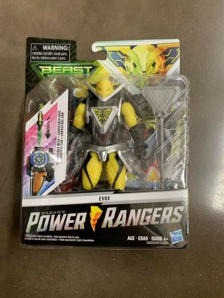 Power Rangers Evox Ranger Beast Morphers Basic 6 " Action Figure Nib