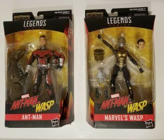 Legends Series Ant - Man And The Wasp - Set Of 2,  Both Ant - Man & Marvel 