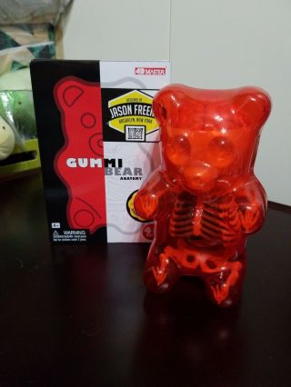 Jason Freeny Red Gummy Bear Anatomy Model Designer Toy Figurine