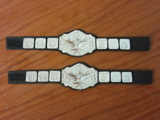 Custom Order Wrestling Title Belts Leather For Figures Reserved - My3wounders_6