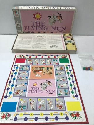 Vintage 1968 Milton Bradley The Flying Nun Board Game
