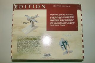 NIB LARGE WWII 1942 F4F - 4 WILDCAR Die - cast Airplane & Stand by Gearbox 11503 4